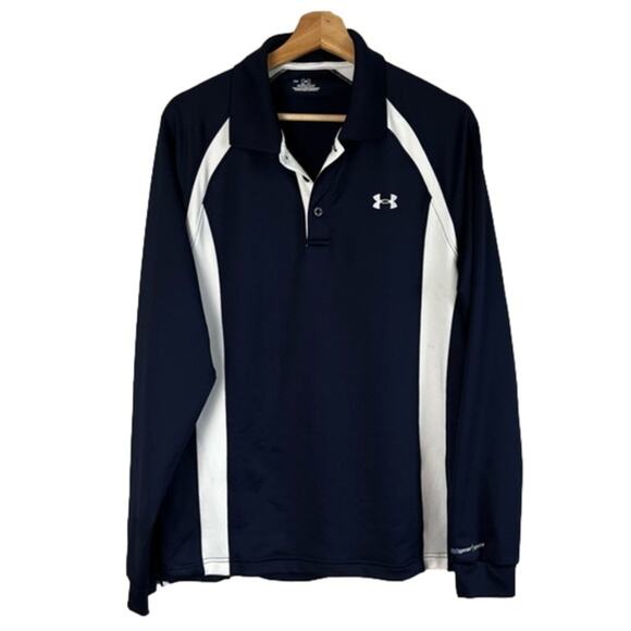 Under Armour ColdGear Golf Pullover Collared‎ 1/4 Button Size M - Picture 1 of 7